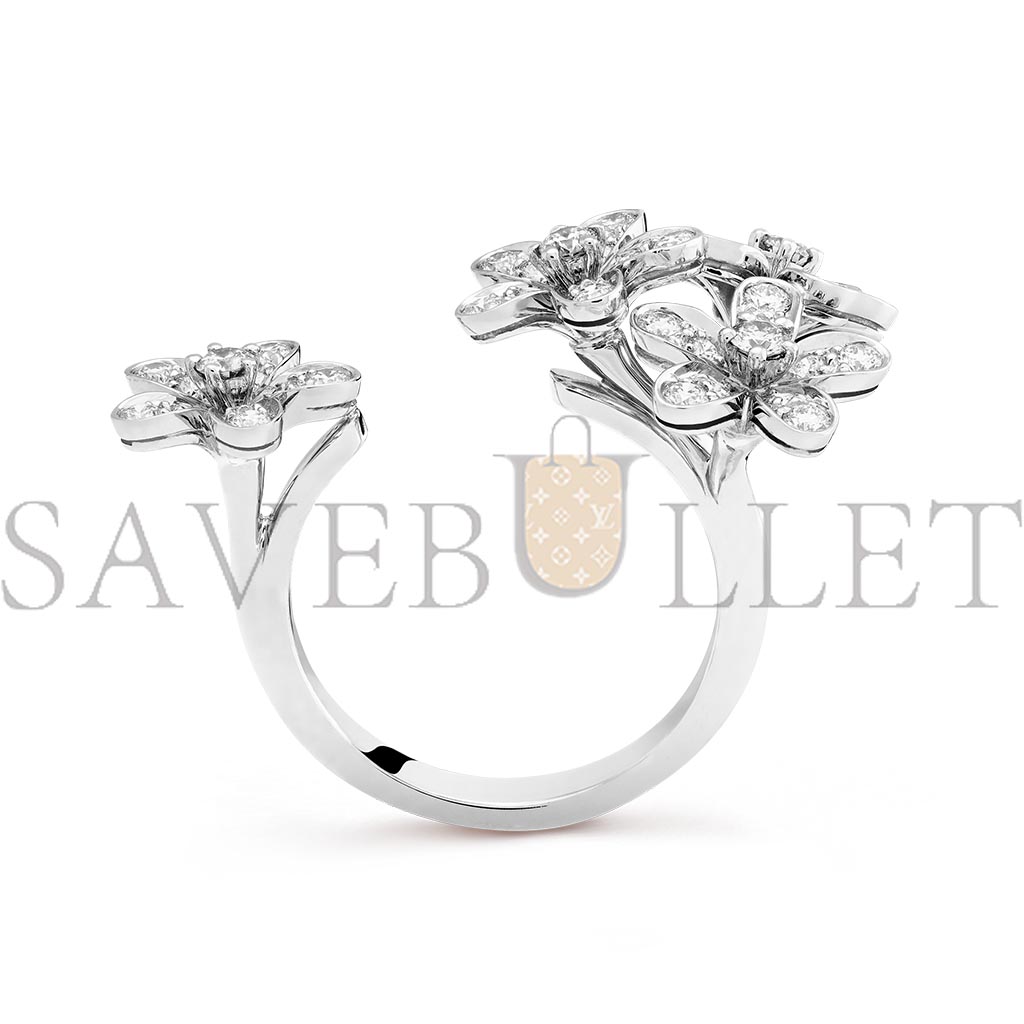 v*n cl*f arpels socrate between the finger ring - white gold, Di*m*nd  vcarb14500